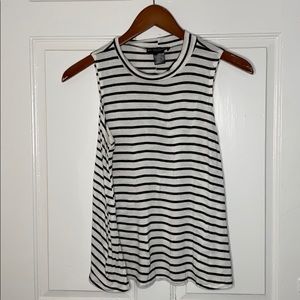 B&W high neck loose tank